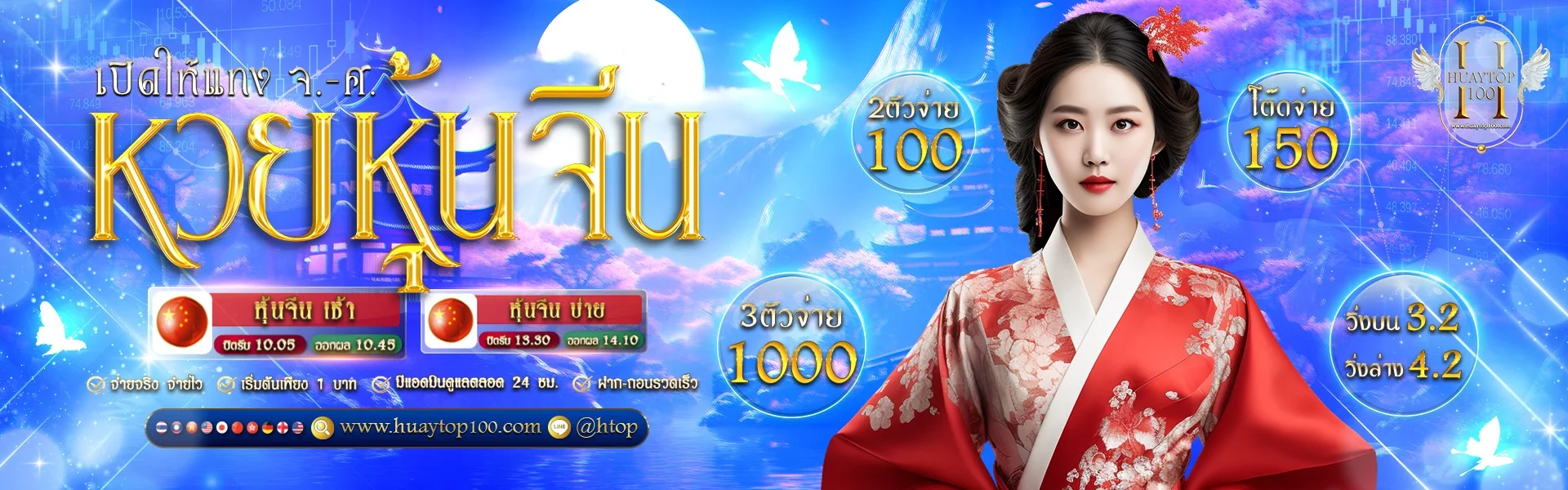 ทดลองเล่นสล็อตฟรี HUAYTOP100 ทุกค่าย ไม่ต้องสมัคร